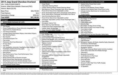 2014 Jeep Grand Cherokee Overland