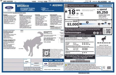 2024 Ford Bronco Black Diamond