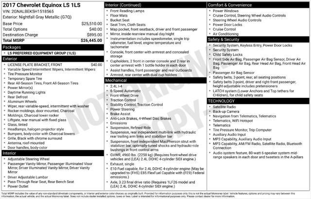 2017 Chevrolet Equinox LS