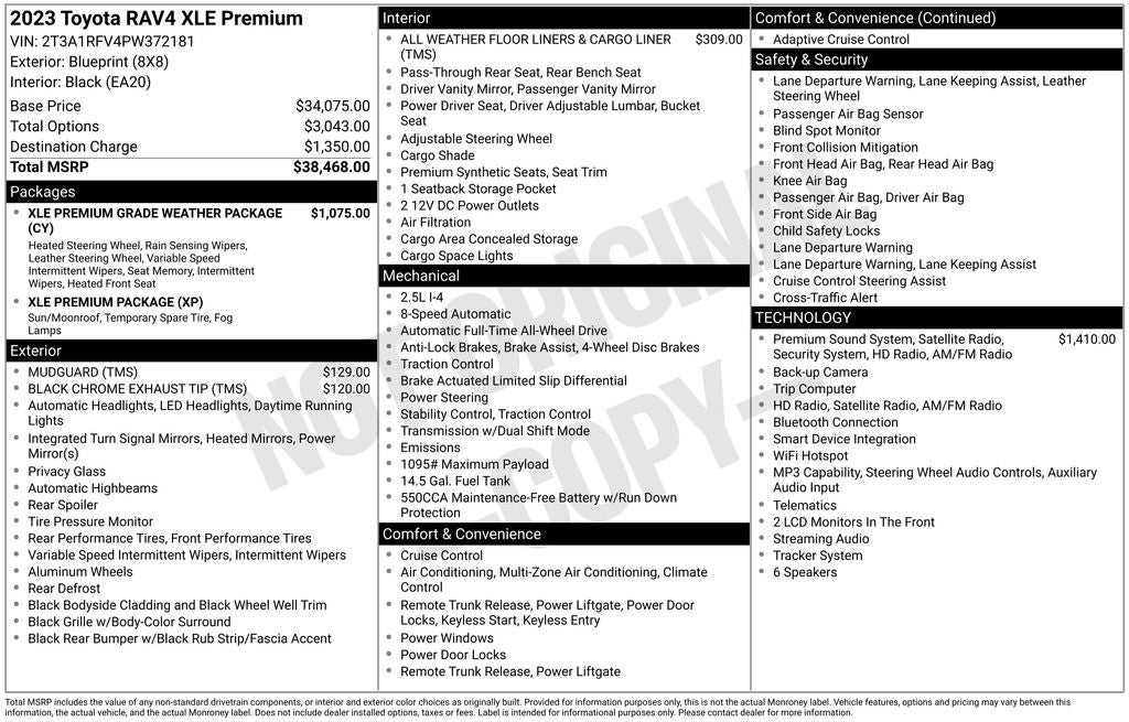 2023 Toyota RAV4 XLE Premium