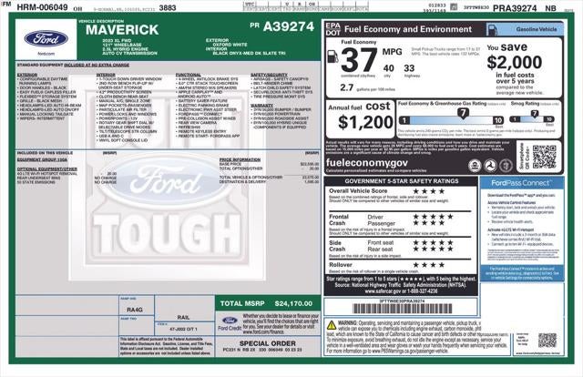 2023 Ford Maverick XL