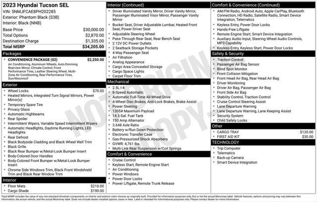 2023 Hyundai Tucson SEL