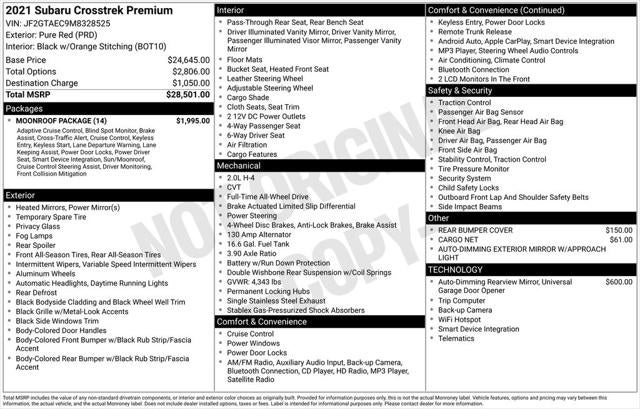2021 Subaru Crosstrek Premium