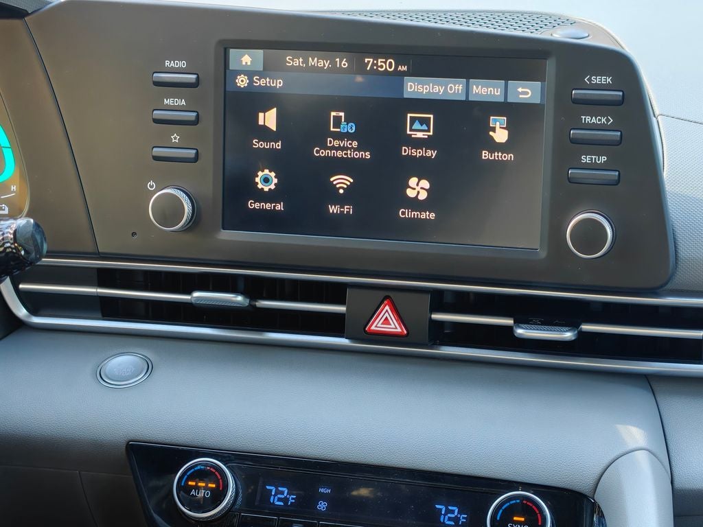 2026 Hyundai Elantra Hybrid Blue
