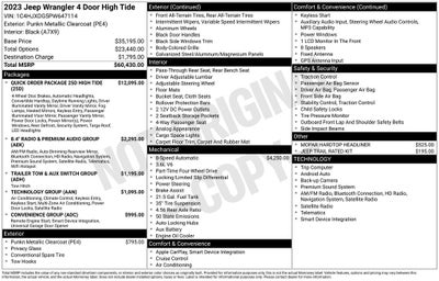 2023 Jeep Wrangler High Tide
