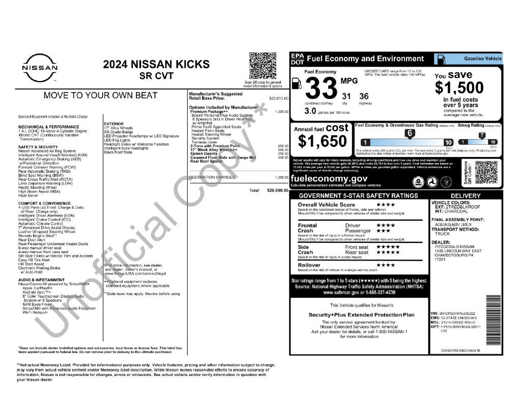 2024 Nissan Kicks SR