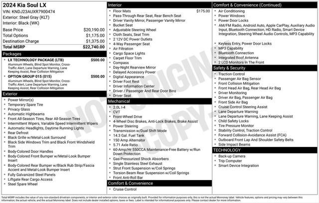 2024 Kia Soul LX