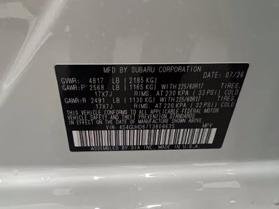 2026 Subaru CROSSTREK Premium