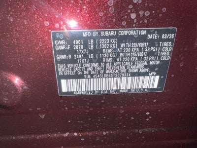 2026 Subaru FORESTER Premium