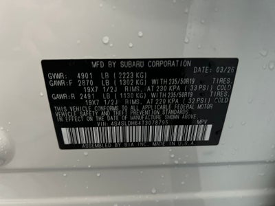 2026 Subaru FORESTER Sport Onyx Edition