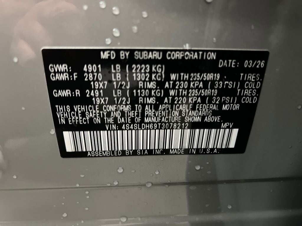 2026 Subaru FORESTER Sport Onyx Edition