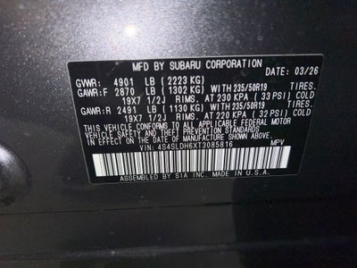 2026 Subaru FORESTER Sport