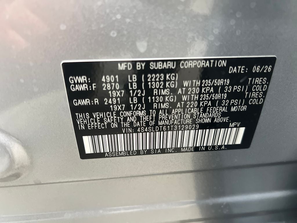 2026 Subaru FORESTER Touring