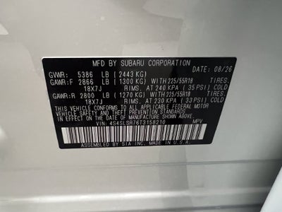 2026 Subaru FORESTER Limited Hybrid