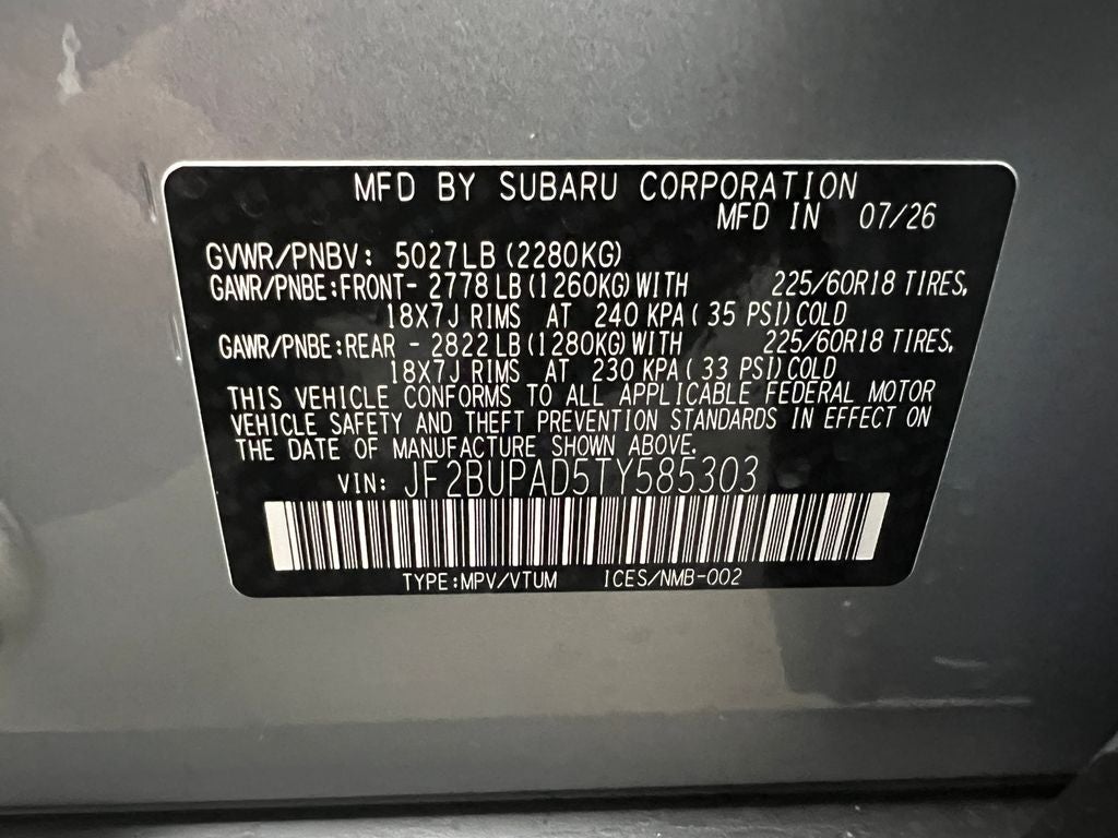 2026 Subaru OUTBACK Premium