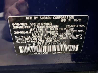 2026 Subaru OUTBACK Premium