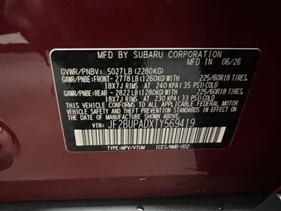 2026 Subaru OUTBACK Premium