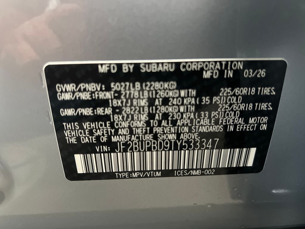 2026 Subaru OUTBACK Premium