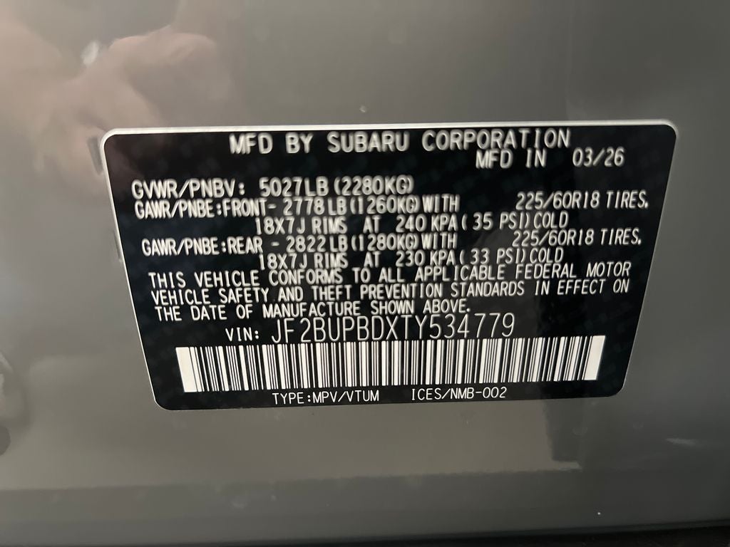2026 Subaru OUTBACK Premium