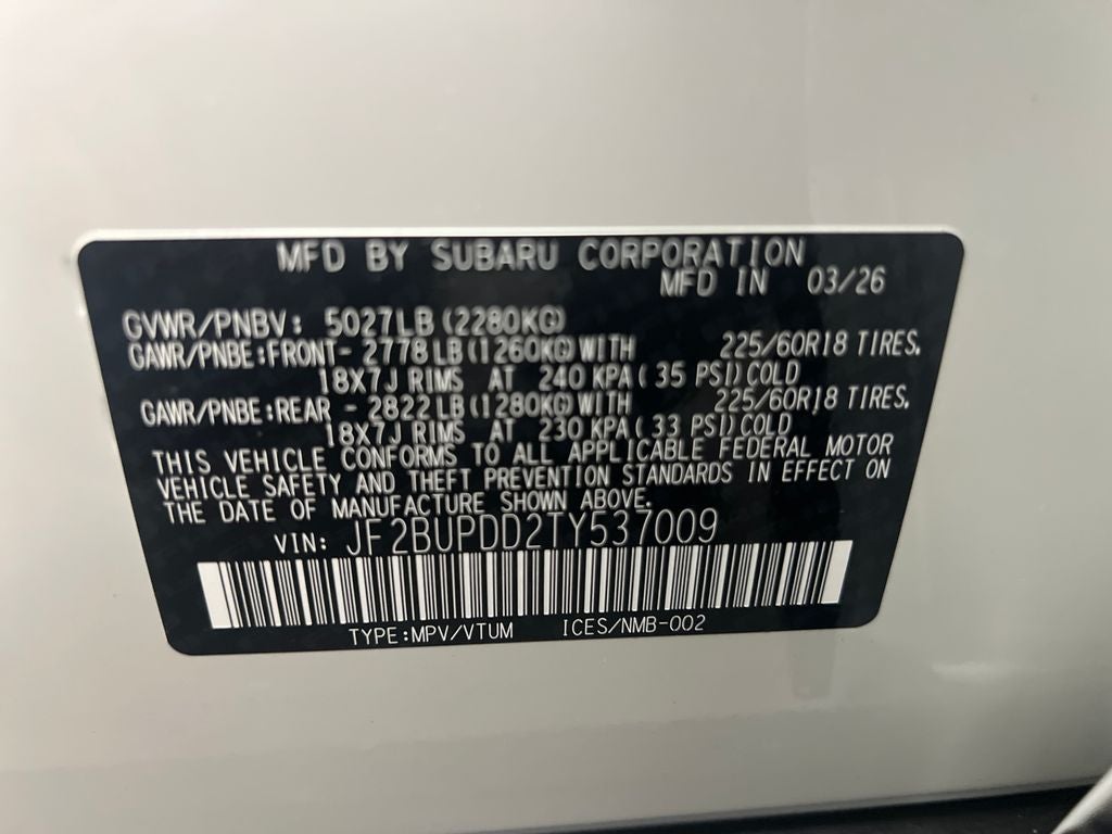 2026 Subaru OUTBACK Limited