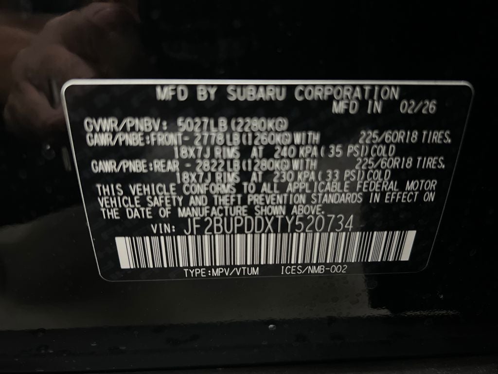 2026 Subaru OUTBACK Limited