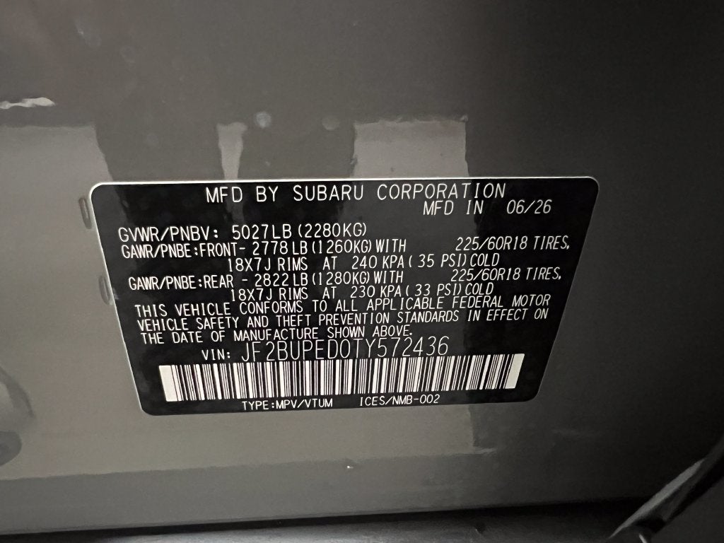 2026 Subaru OUTBACK Touring