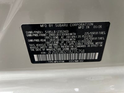 2026 Subaru CROSSTREK Limited Hybrid