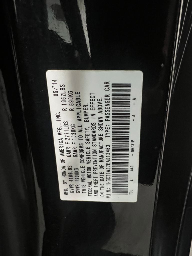 2014 Honda Accord LX-S