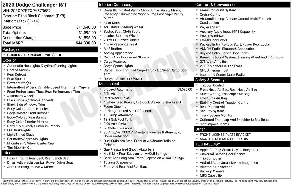 2023 Dodge Challenger R/T