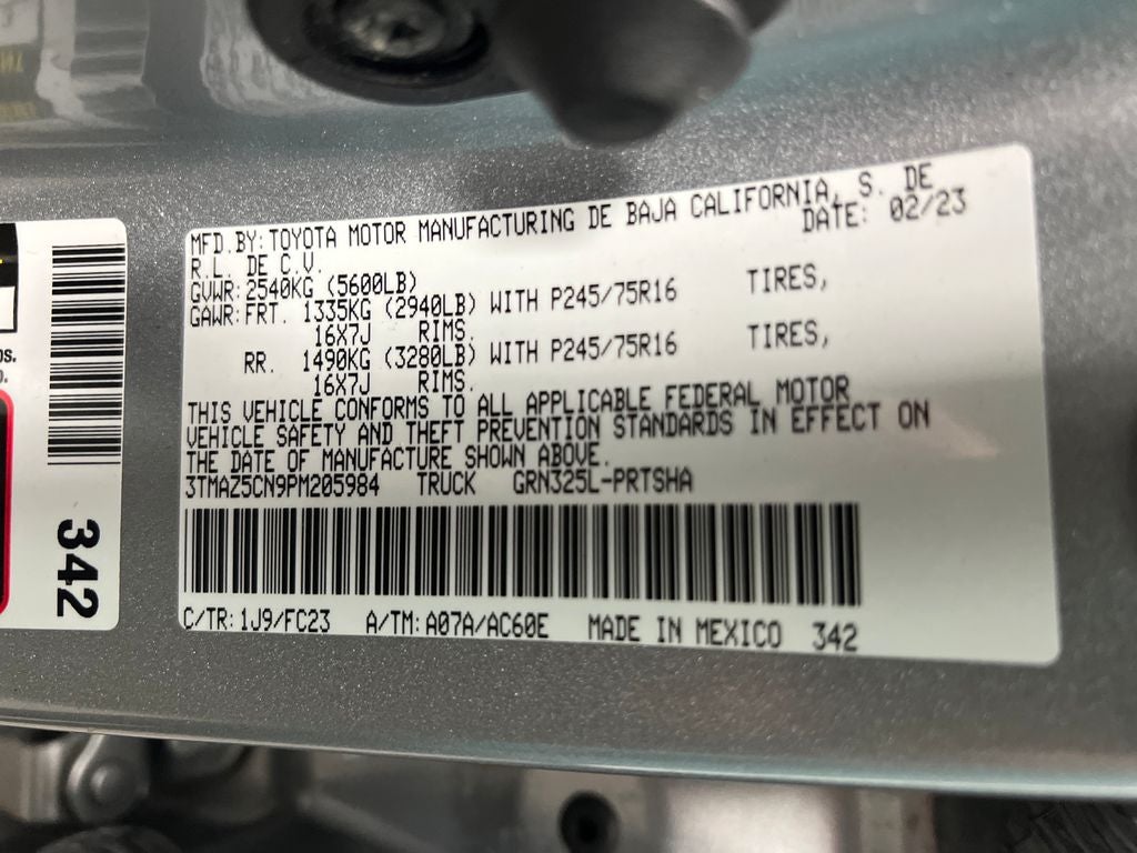 2023 Toyota Tacoma SR5 V6