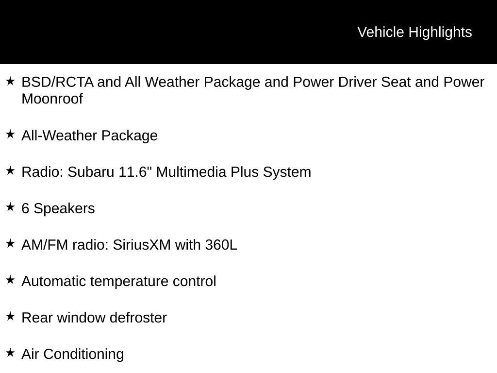 2026 Subaru Crosstrek Premium
