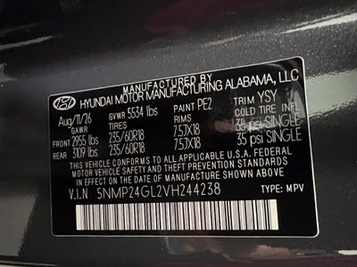 2027 Hyundai Santa Fe SEL