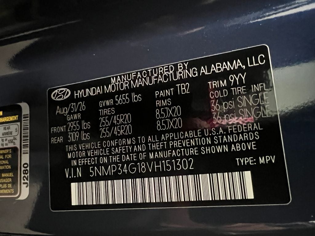 2027 Hyundai Santa Fe Hybrid Limited