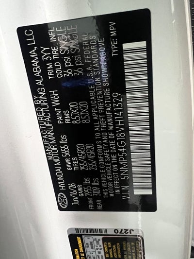 2027 Hyundai Santa Fe Hybrid Calligraphy