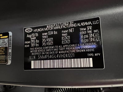 2027 Hyundai Santa Fe Calligraphy