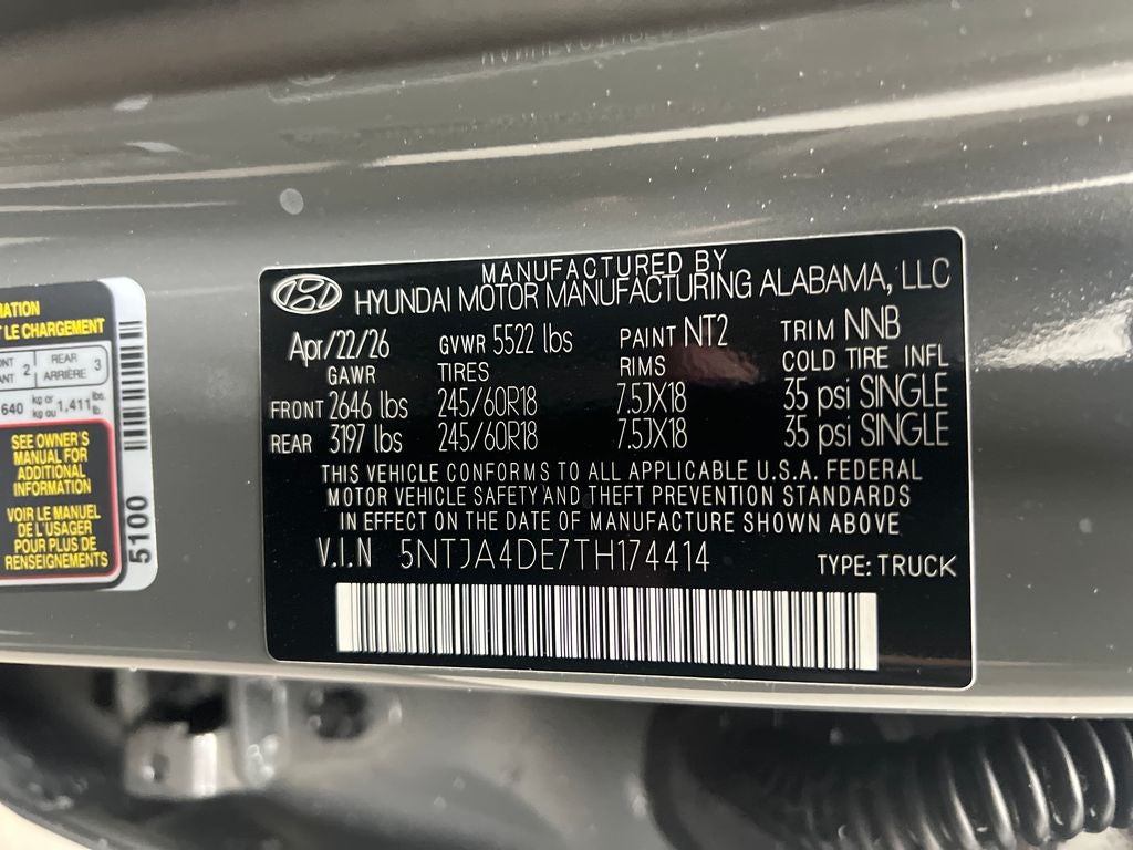 2026 Hyundai Santa Cruz SE