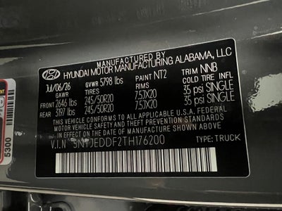2026 Hyundai Santa Cruz Limited