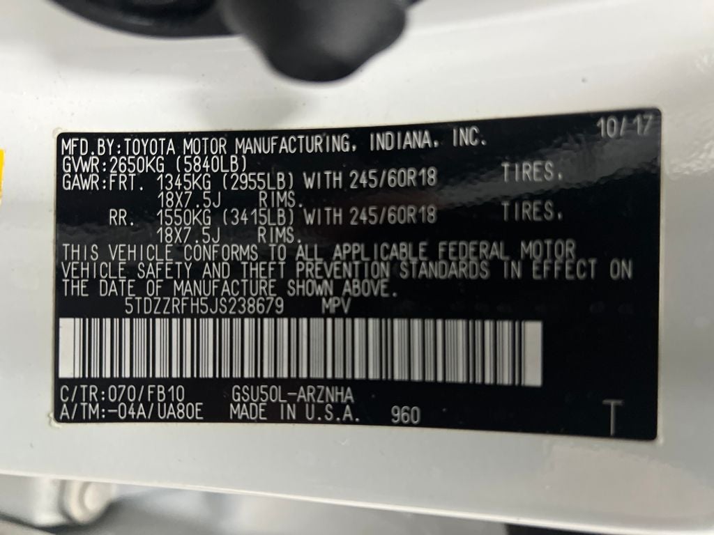 2018 Toyota Highlander LE