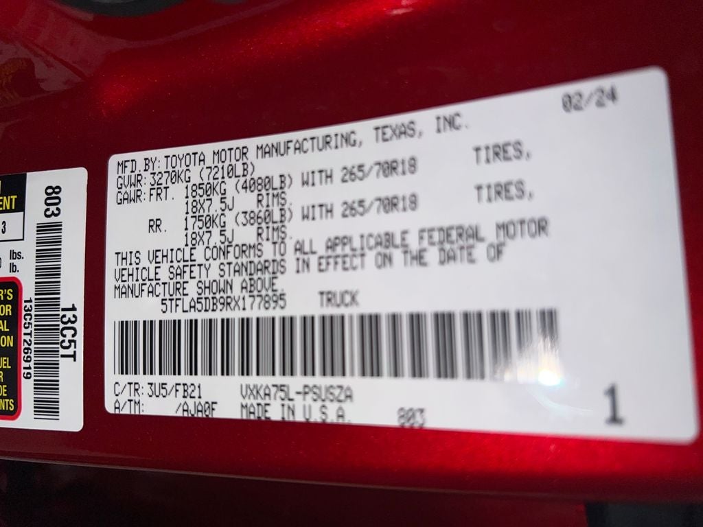 2024 Toyota Tundra SR5
