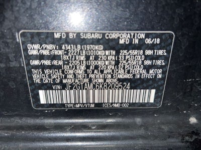 2019 Subaru Crosstrek 2.0i Limited