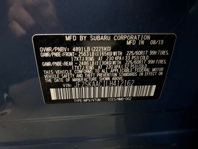 2020 Subaru Forester Base