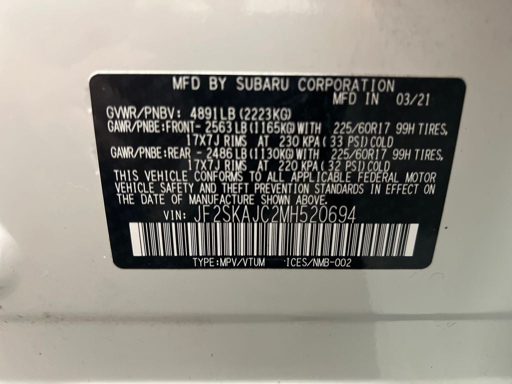 2021 Subaru Forester Premium