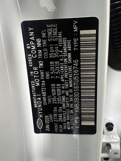 2026 Hyundai Tucson Hybrid SEL