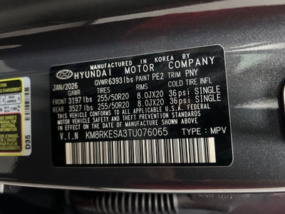2026 Hyundai Palisade Hybrid Limited