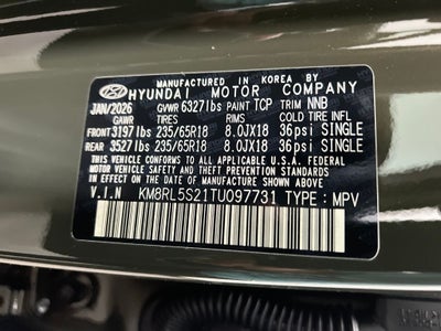 2026 Hyundai Palisade SEL 7 Passenger