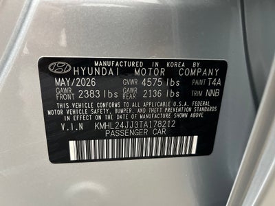2026 Hyundai Sonata Hybrid Blue