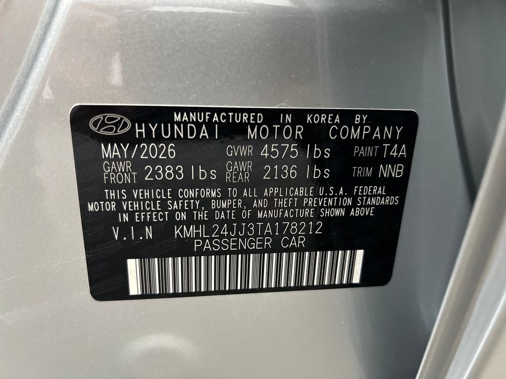 2026 Hyundai Sonata Hybrid Blue
