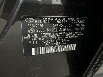 2026 Hyundai Sonata Hybrid Limited