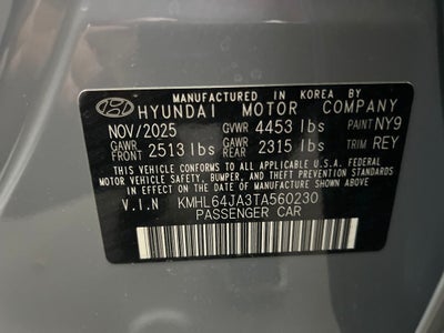 2026 Hyundai Sonata SEL Sport