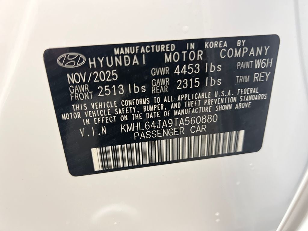 2026 Hyundai Sonata SEL Sport